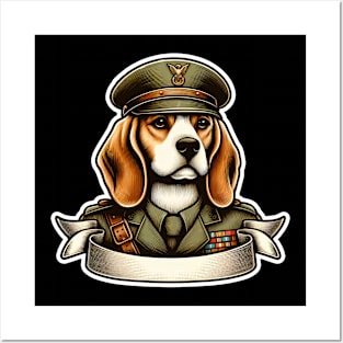 Beagle Soldier Posters and Art